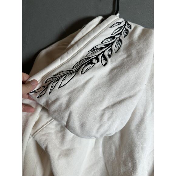 Darc Sport Hoodie Mens Medium White Wolves Embroidered Pullover Limited Edition - Picture 4 of 7